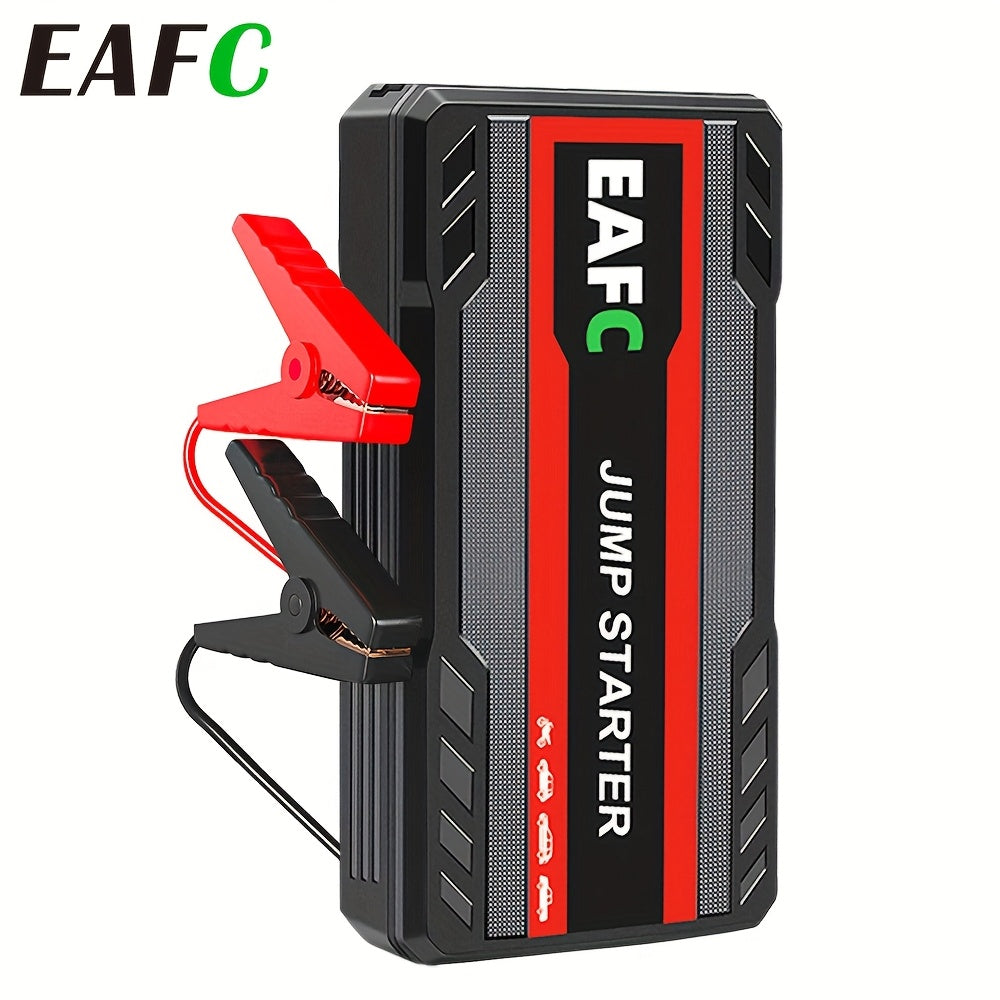 12V Portable Car Jump Starter Power Bank with LED Light, USB-C Charging, Up to 36V Operating Voltage, for Smart Auto Starting Device for Gasoline Cars up to 3.0L, Jump Starter Battery