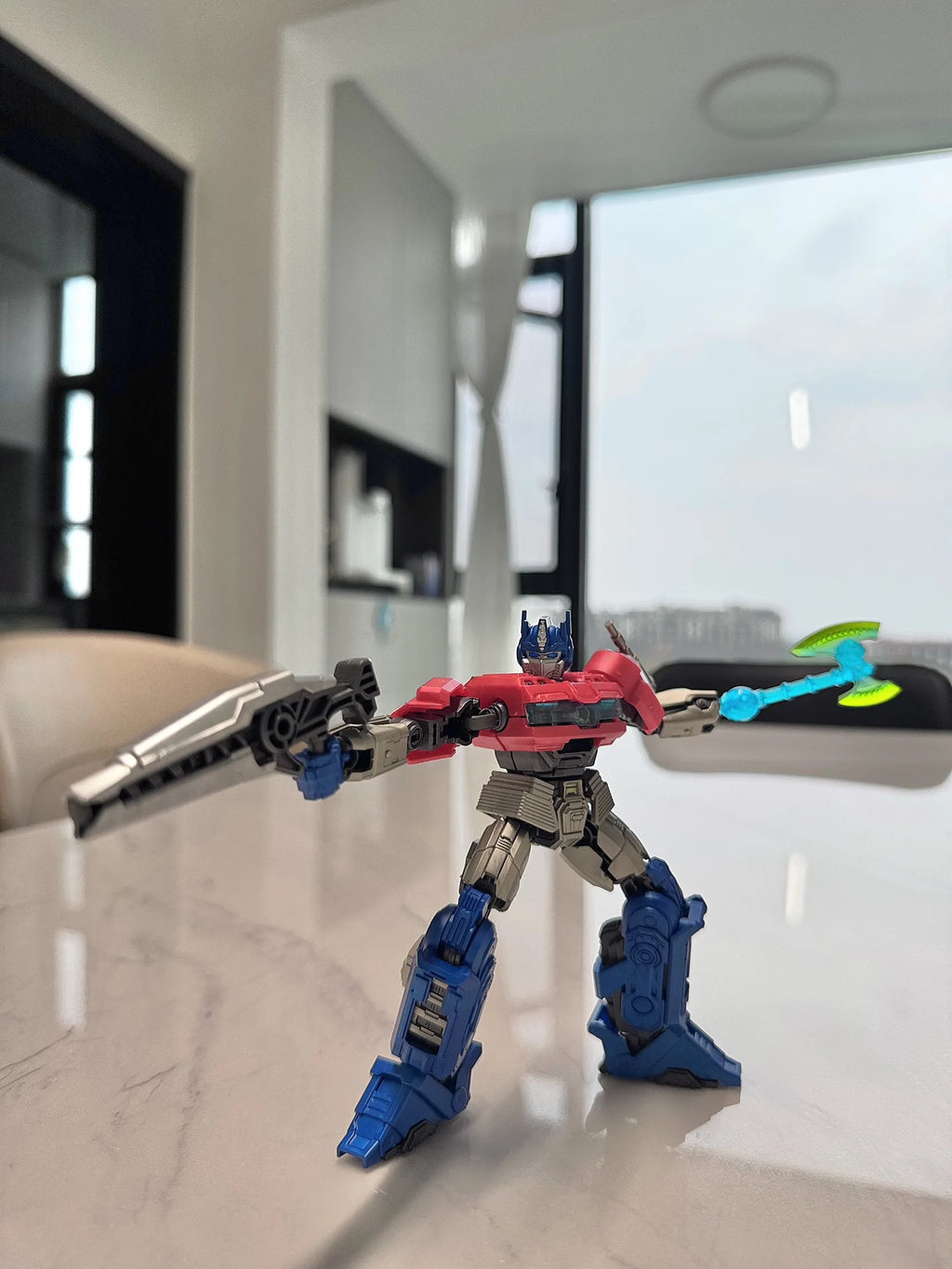Original Blokees Transformers One Classic Class Optimus Prime Megatron Aerial Sentinel Prime Assembled Movable Model Bloks Group