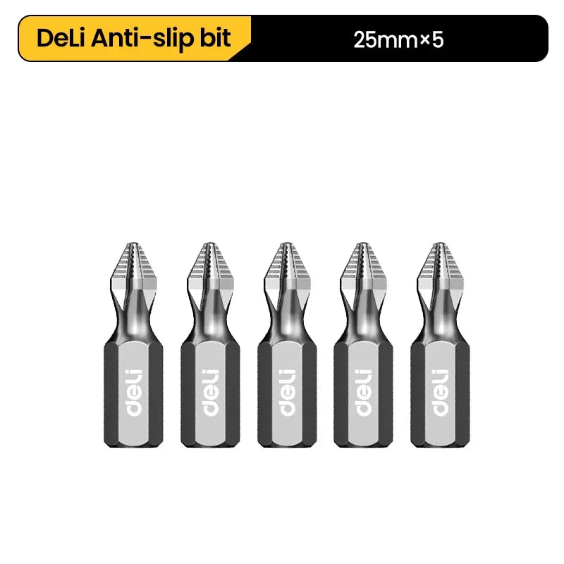 Anti-Slip and Shock-Proof Bits Screwdriver Bits High Hardness Strong Magnetic 25/50/65/70/90/150mm PH2 Screwdriver Set