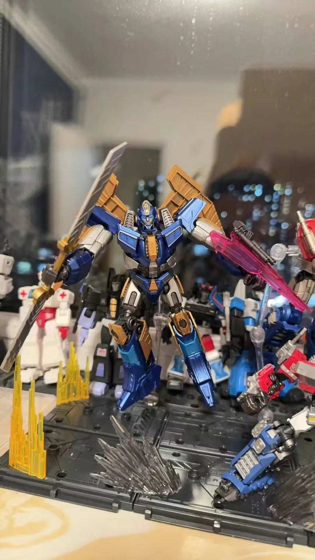 Original Blokees Transformers One Classic Class Optimus Prime Megatron Aerial Sentinel Prime Assembled Movable Model Bloks Group