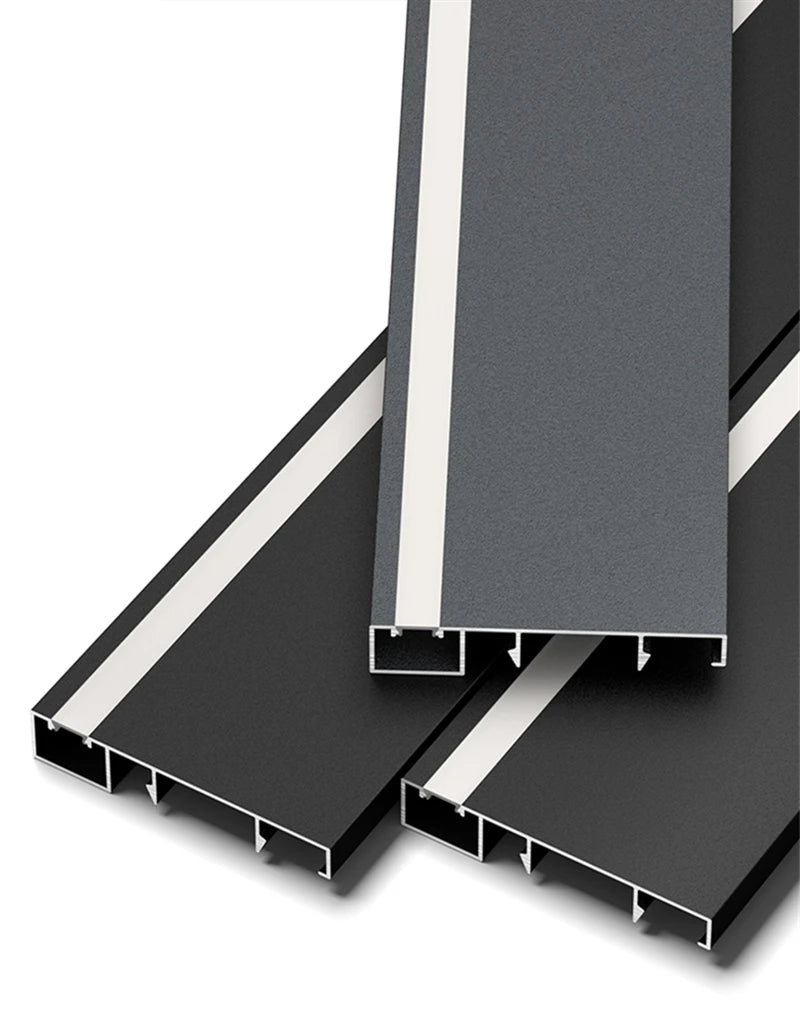 LED Aluminium Profile Baseboard 50/78mm 0.5M/1M Customized Hard Bar Light Suface Mounted Skirting Channel Linear Led lights