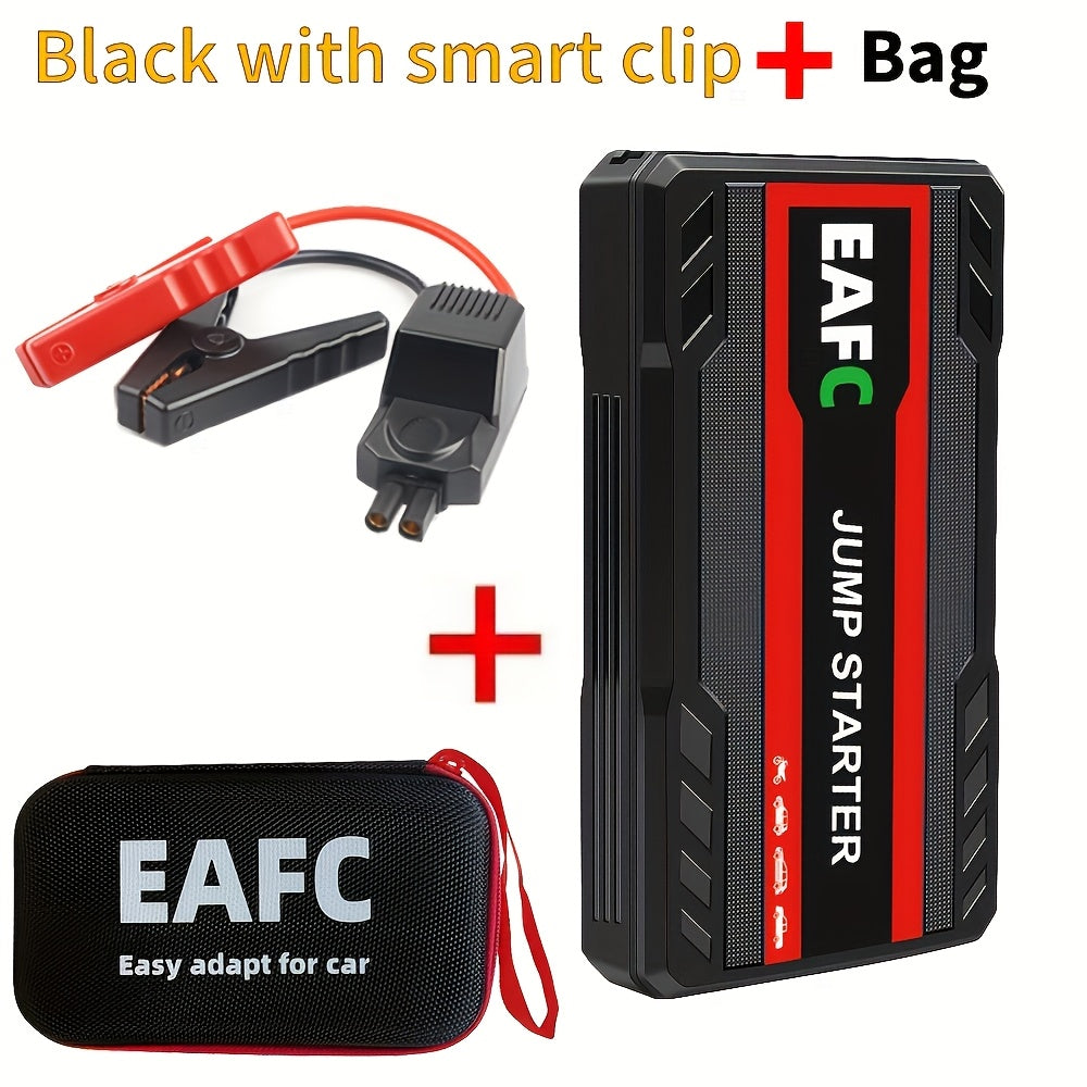 12V Portable Car Jump Starter Power Bank with LED Light, USB-C Charging, Up to 36V Operating Voltage, for Smart Auto Starting Device for Gasoline Cars up to 3.0L, Jump Starter Battery
